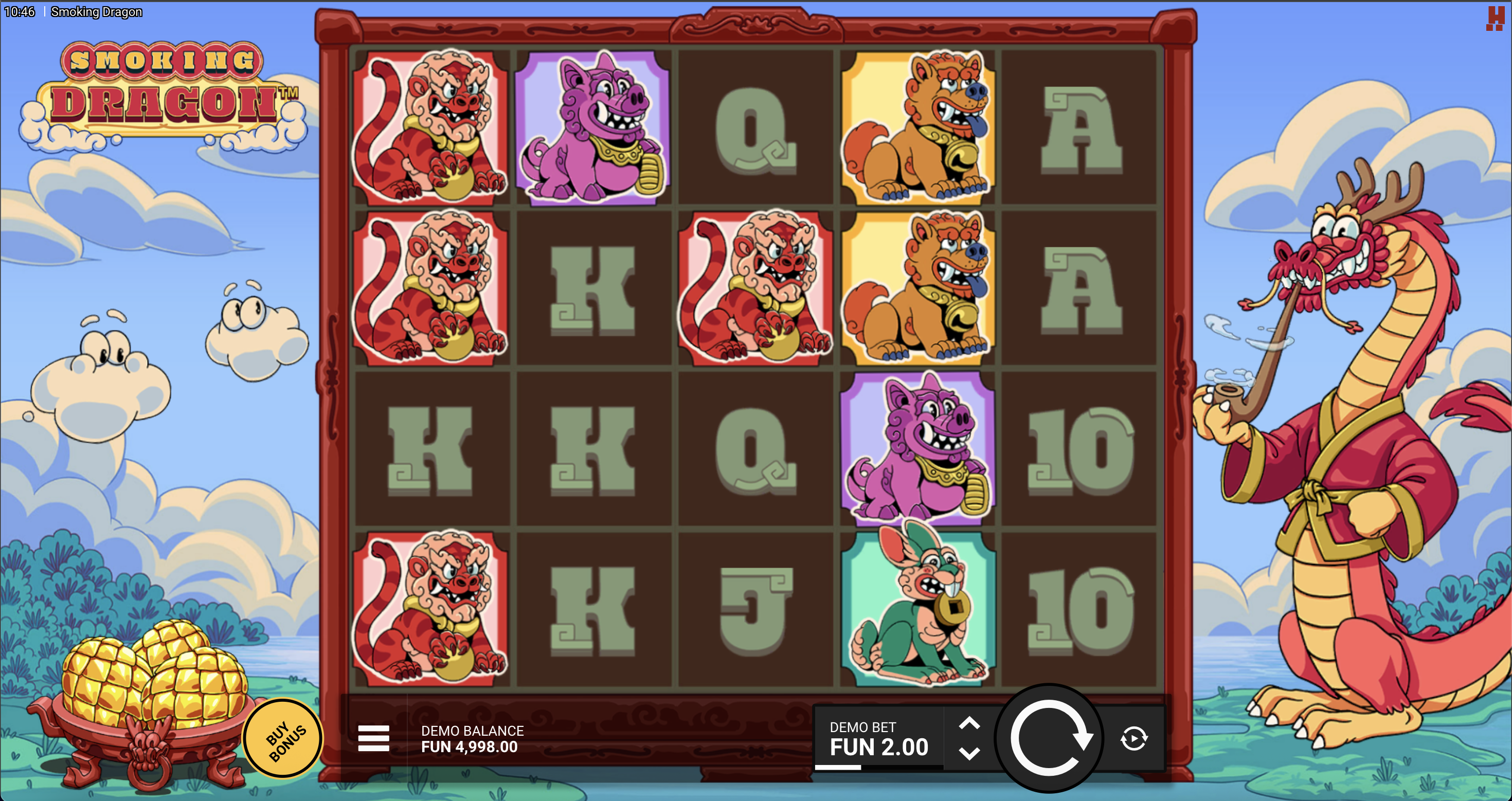 Smoking Dragon Gameplay